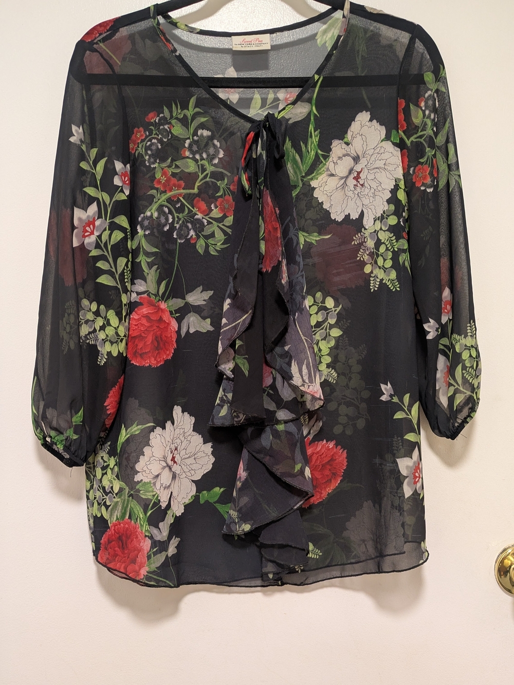 New York & Company Blouse Large - Picture 3 of 5